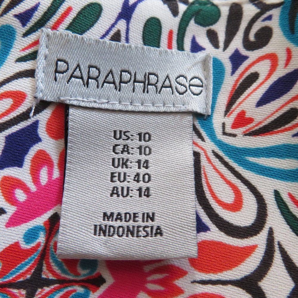 Paraphrase Dress | Size 10 | Multi Color - Picture 6 of 7